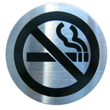 Stainless Steel No Smoking Sign